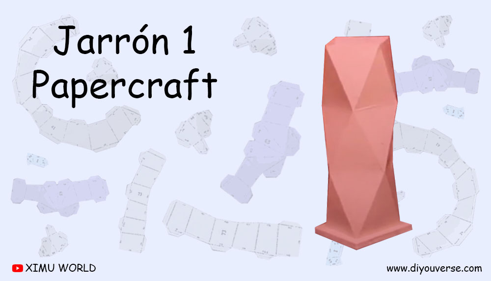 Jarron 1 Papercraft