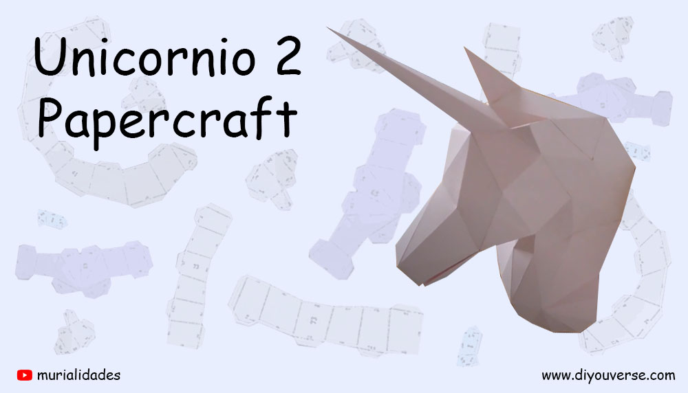 Unicornio 2 Papercraft