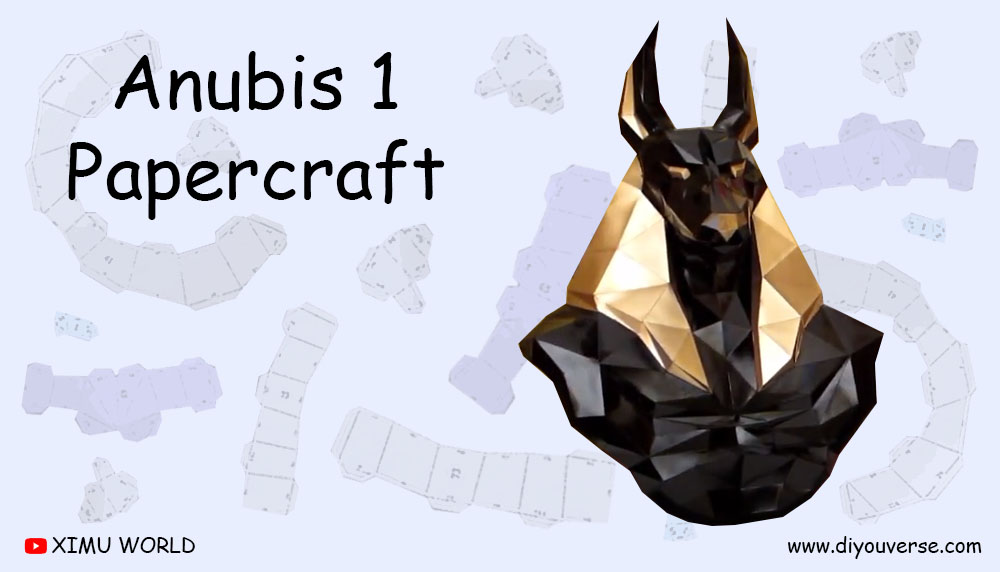 Anubis 1 Papercraft