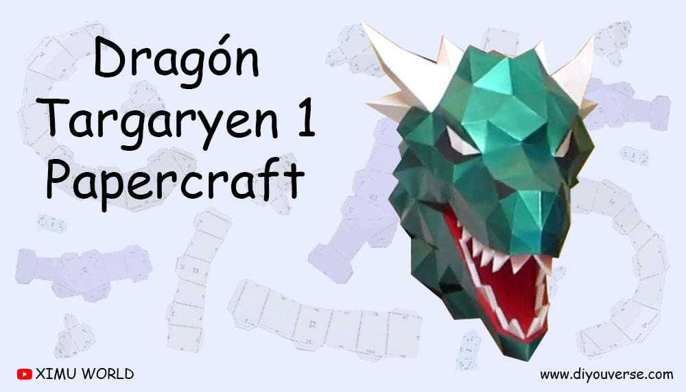 Dragón Targaryen 1 Papercraft