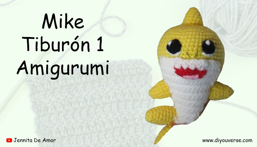 Tiburón 1 Amigurumi