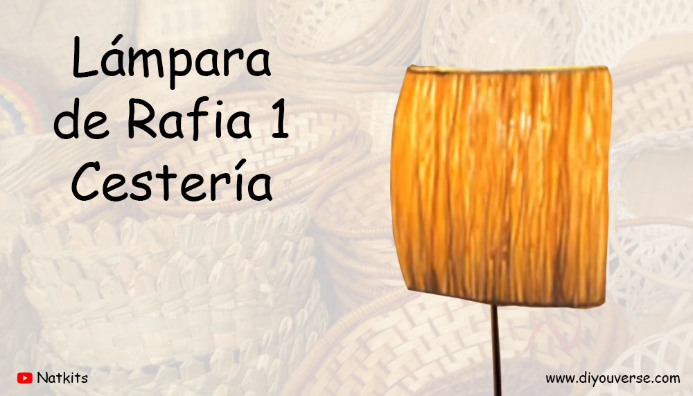 Lámpara de Rafia 1 Cestería