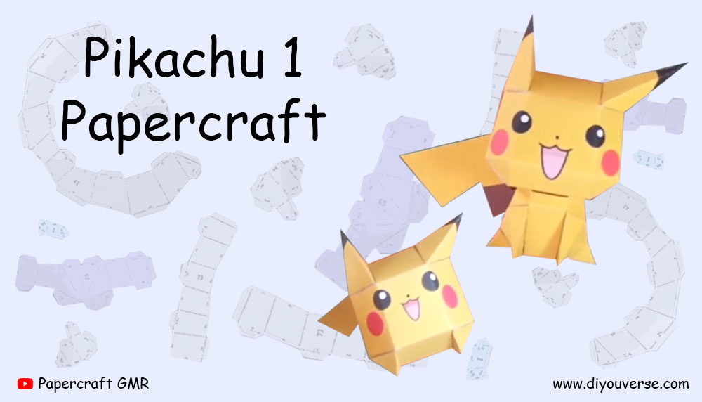 Pikachu 1 Papercraft