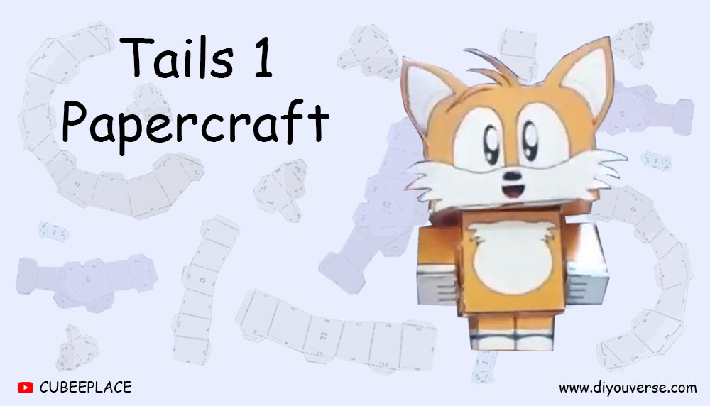 Tails 1 Papercraft