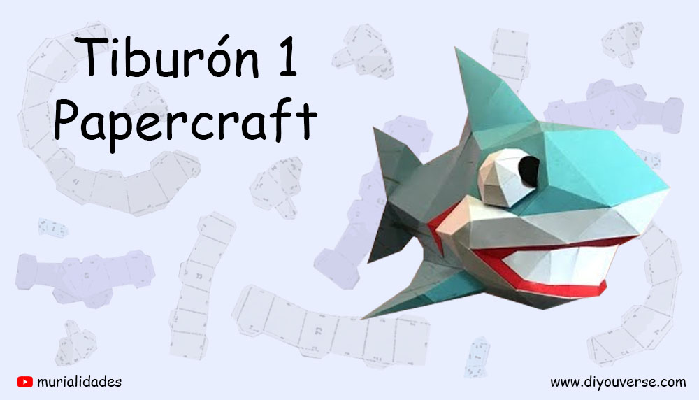 Tiburón 1 Papercraft
