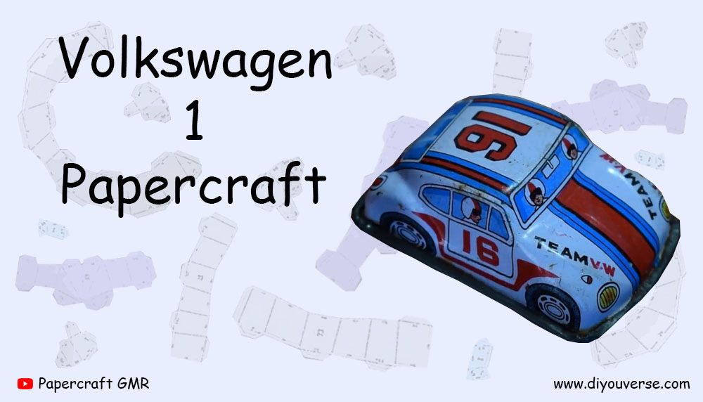 Volkswagen 1 Papercraft