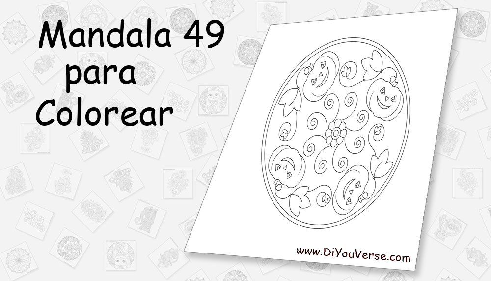 Mandala 49 Para Colorear