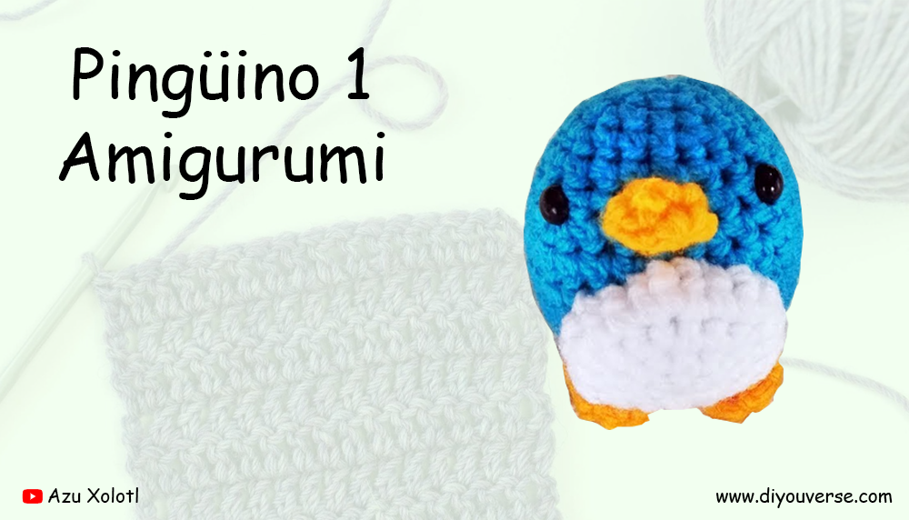 Pingüino 1 Amigurumi