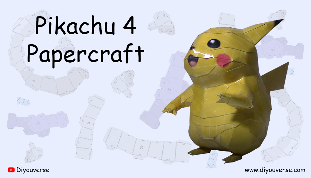 Pikachu 4 Papercraft