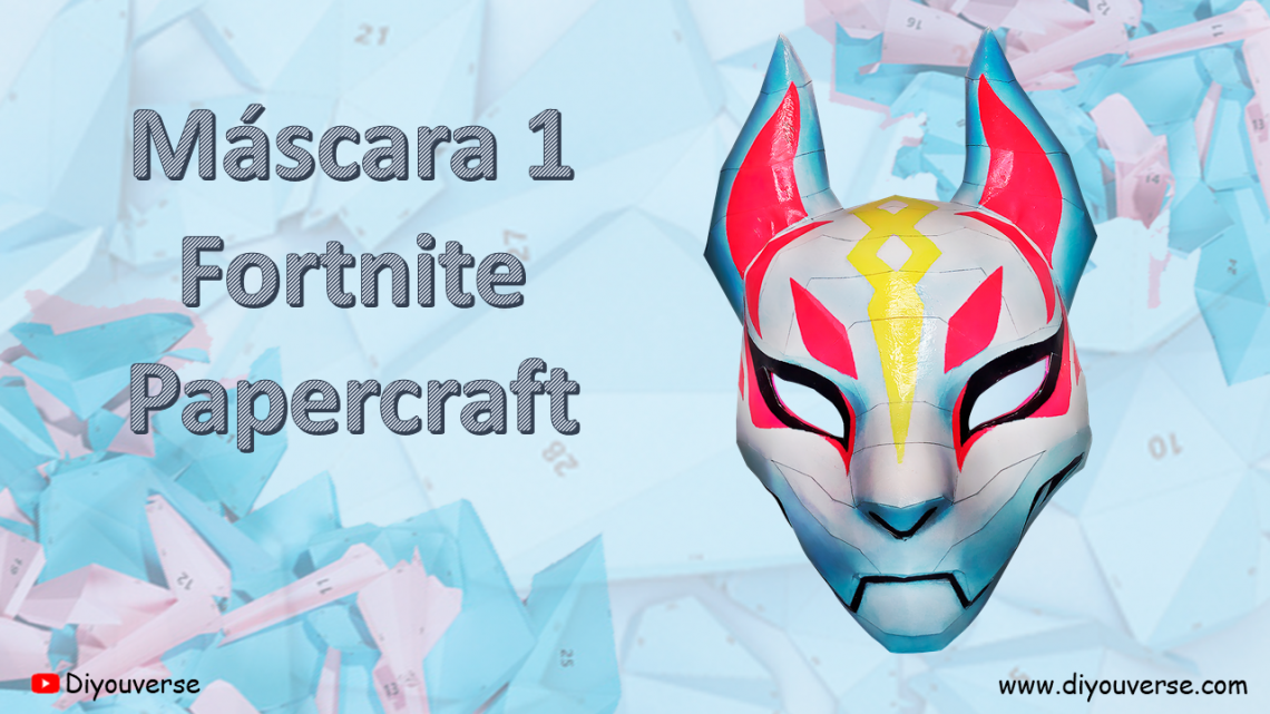 Máscara Fortnite 1 Papercraft
