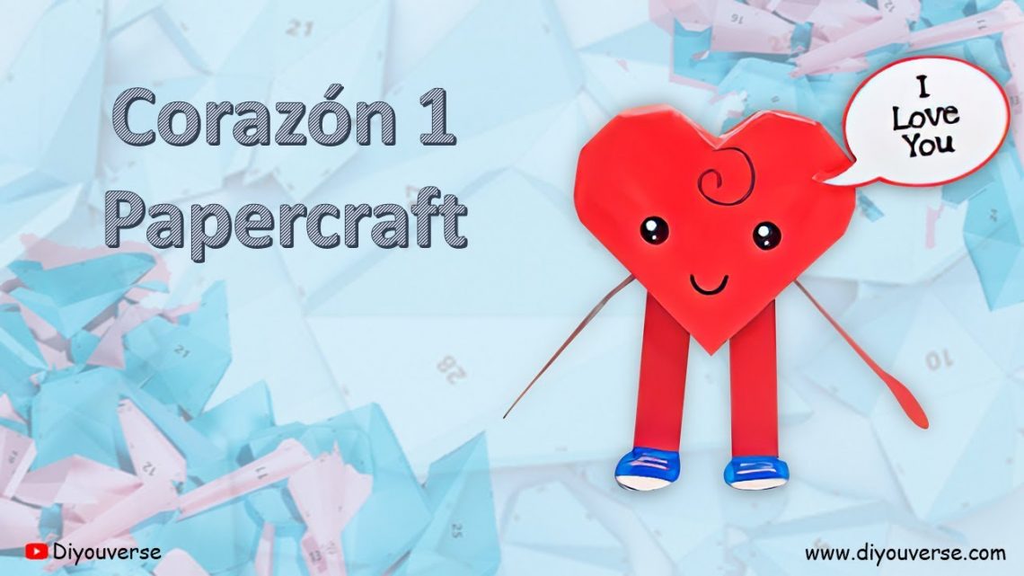 Corazón 2 Papercraft