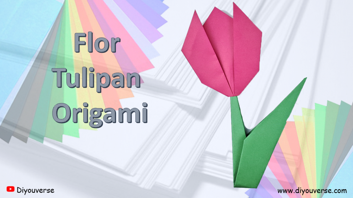 Flor Tulipán Origami