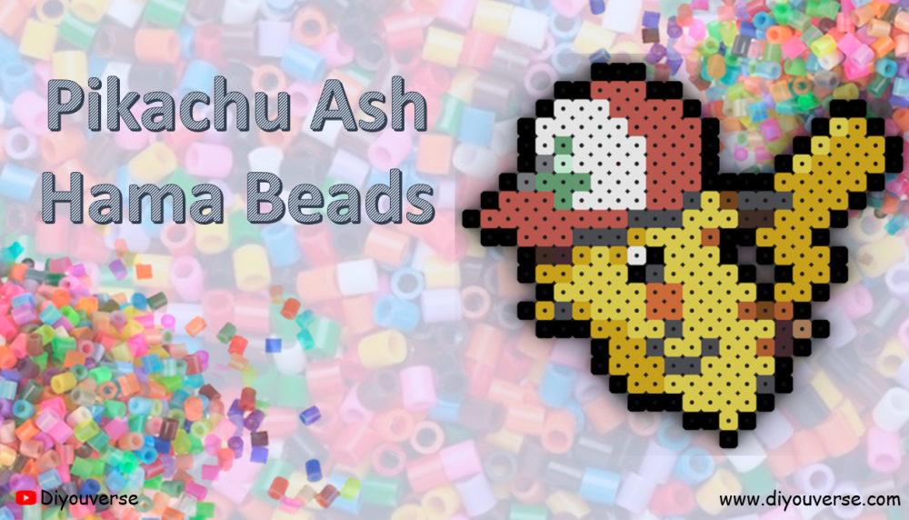 Pikachu Ash – Hama Beads