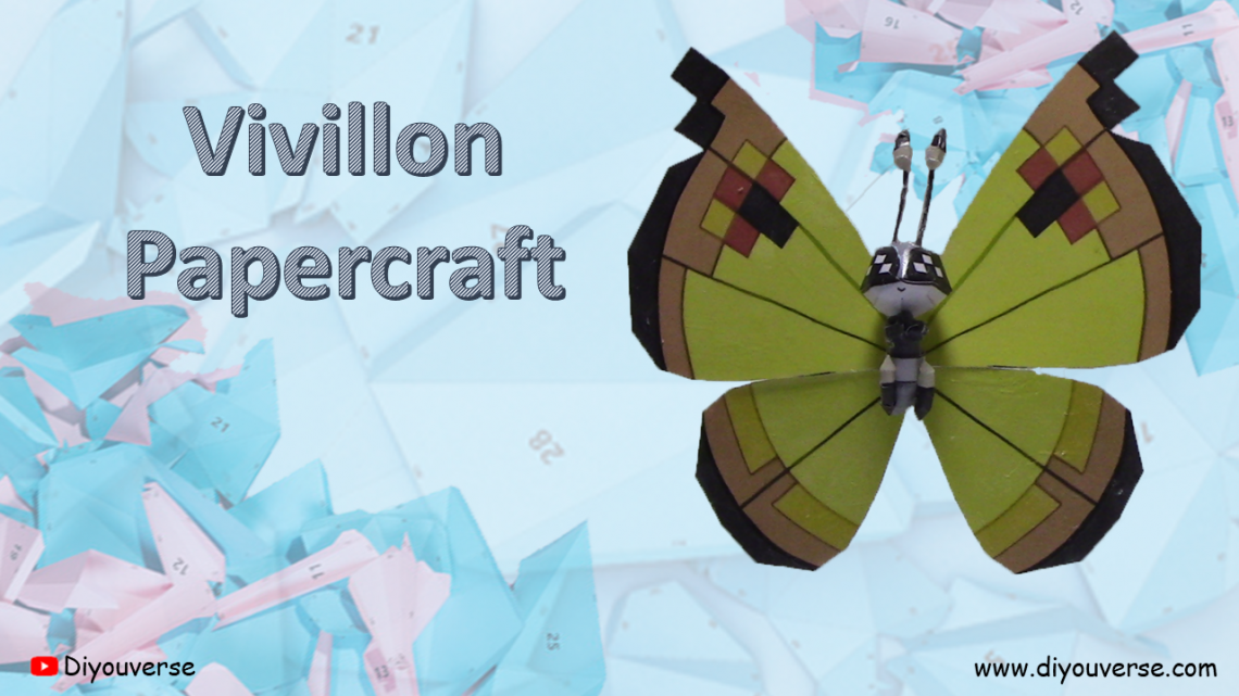 Vivillon Papercraft