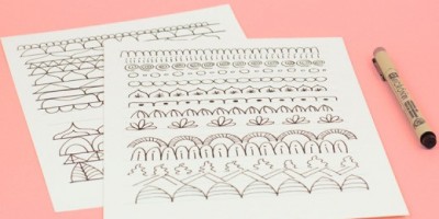 Curso de mandalas – Ejemplos de pétalos y patrones