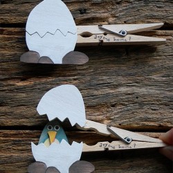 Pollito - Manualidades con Trabas